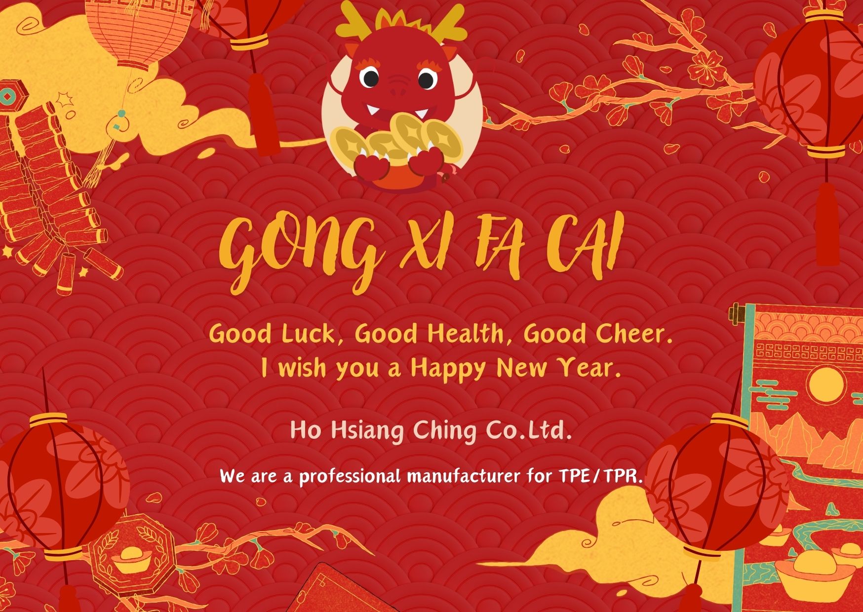 2024, Year of the Dragon, may fortune favor you! Happy New Year!