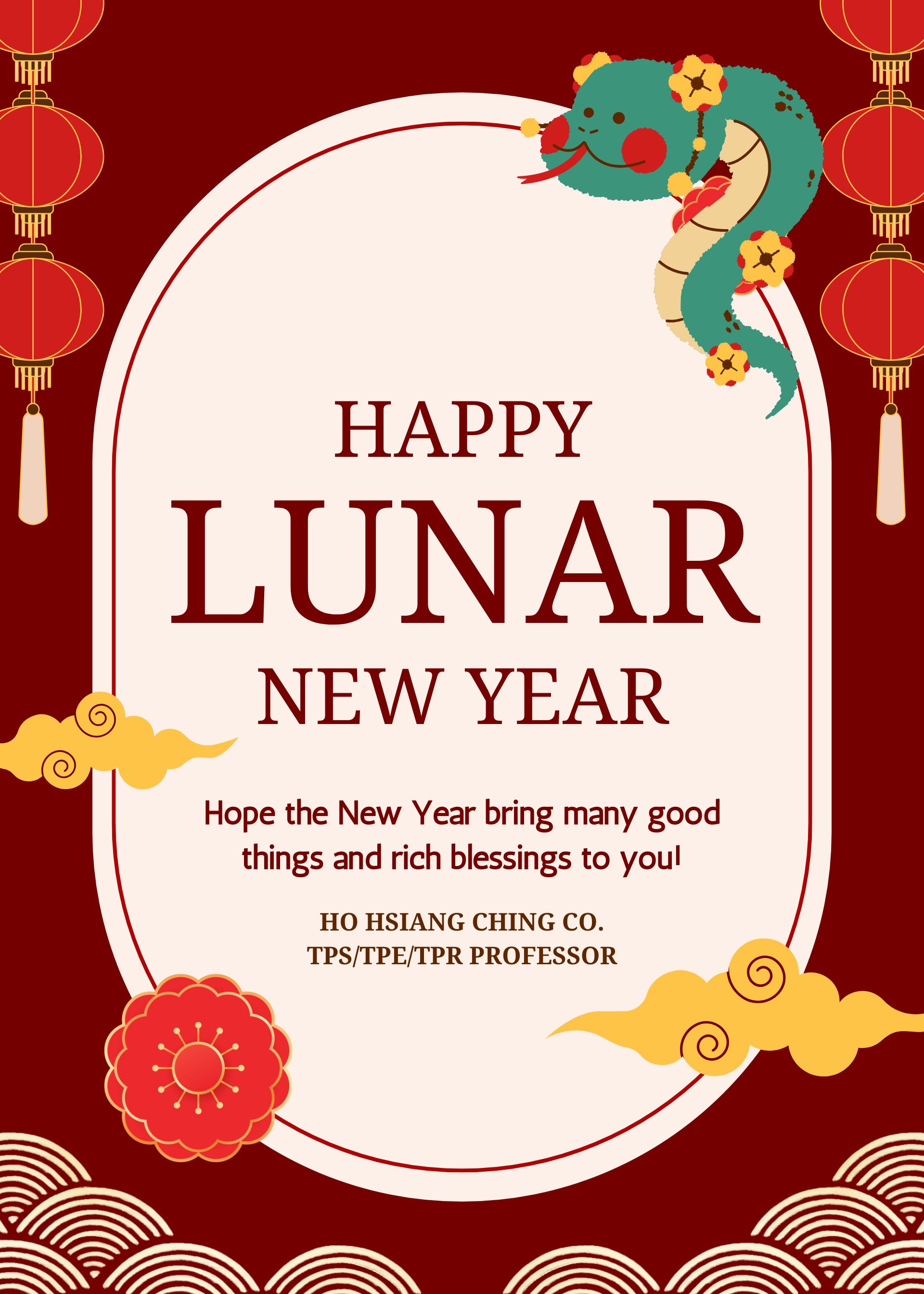 Happy CHINESE NEW YEAR 2025