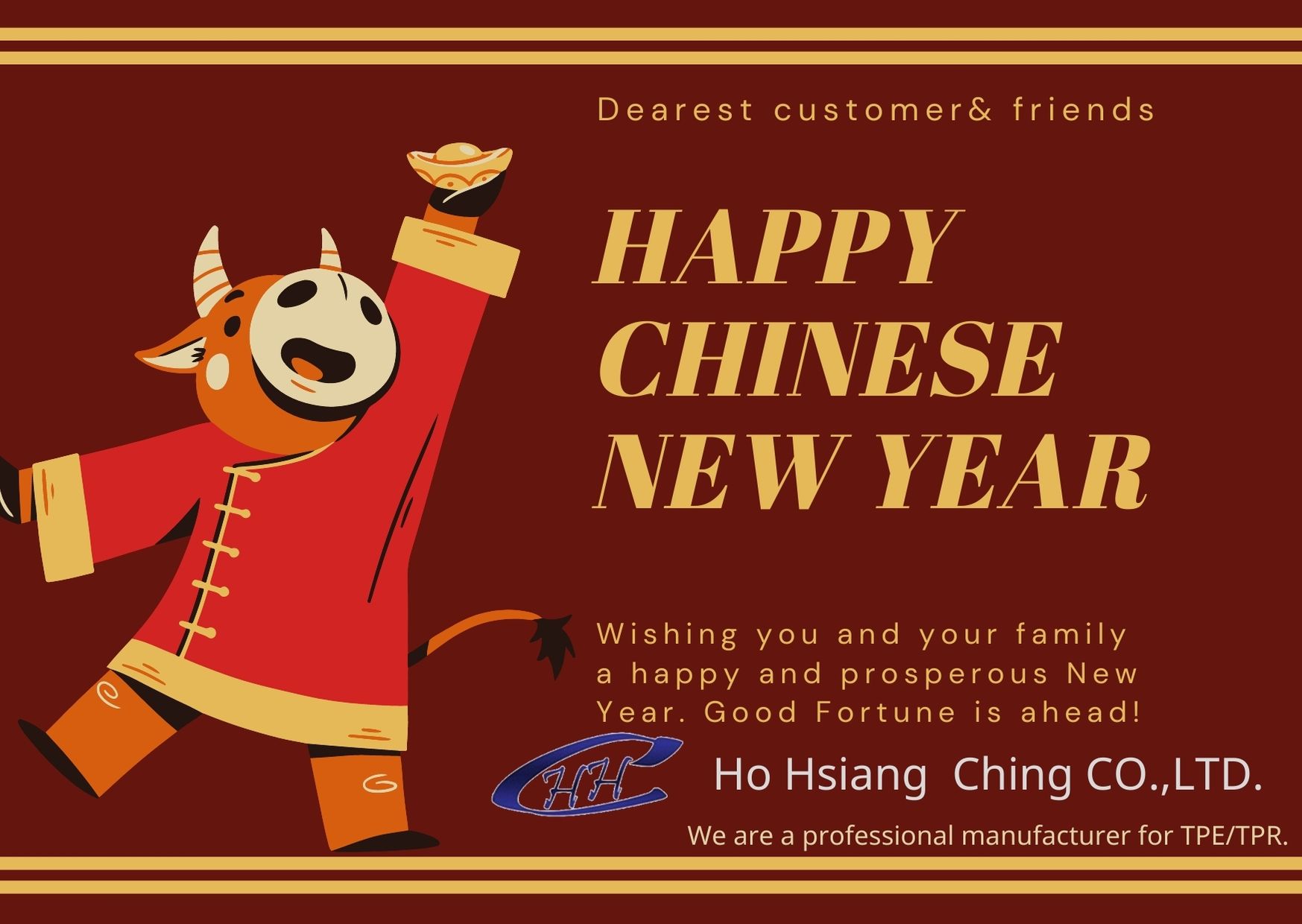 Happy CHINESE NEW YEAR 2021